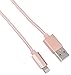 Xcords iPhone Charger 3Pack 3FT 6FT 10FT Nylon Braided Lightning Cable Compatible with iPhone 7 7 Plus 6 6S 6S Plus SE 5S 5 iPad iPod Nano 7(Gold)