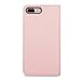 Moshi Overture for iPhone 8 Plus/7 Plus Case, Wallet Folio Cover with Vegan Leather, Folding Stand, Military-Grade Drop Protection, Wireless Charging Compatible, Daisy Pink