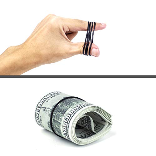 image for A+DAY 240 pcs Binder Clips, Paper Clips, Rubber Bands, Paper Clamps As