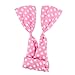 Carede Twist Bow Wire Headbands Head Wrap Fashion Bowknot Polka Dot Lattice Floral Printed Rabbit ear Wire Hairbands Hair Holder Hair Accessory for Women and Girls,Pack of 9