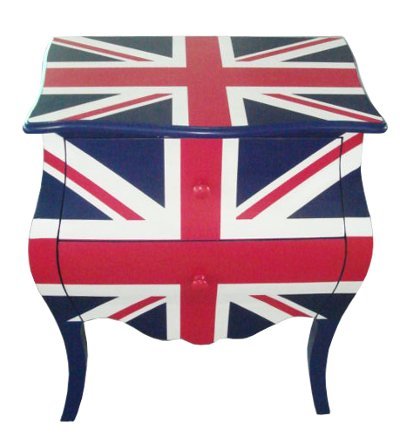 Shabby Chic Union Jack Chest Of Drawers Amazon Co Uk Kitchen Home