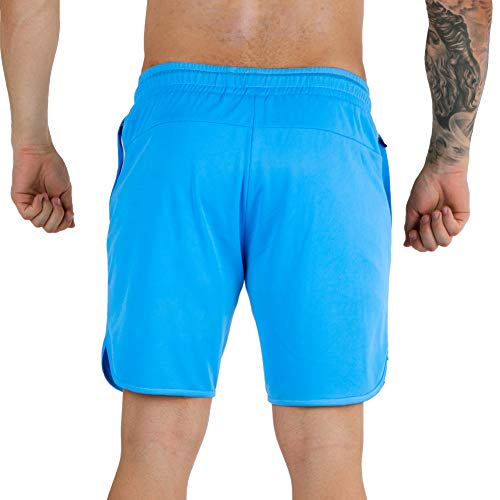 Wangdo Men's Workout Shorts 7" Running Shorts Athletic Bike Shorts Gym Shorts for Men with