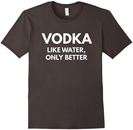 Mens Vodka Like Water Only Better t-shirt XL Asphalt