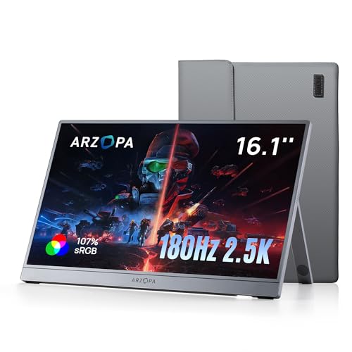 ARZOPA 16.1 inch 180Hz QHD Portable Monitor