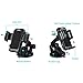 Piqiu Universal Magnetic Car Mount Cradle Holder for Smartphones - 2 Pack - Black