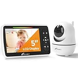 iFamily Baby Monitor with Camera and Audio - 5 inch