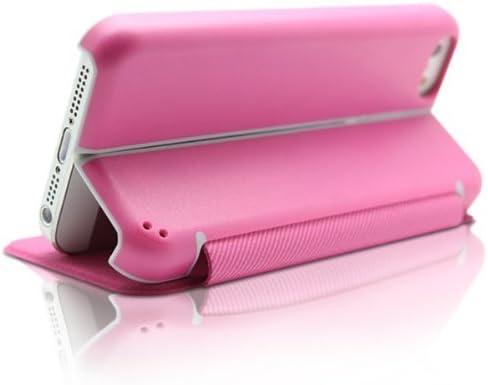 iPhone 5 Case, MyCell Plastic Protective Case Stand for Apple iPhone 5/5S - Pink