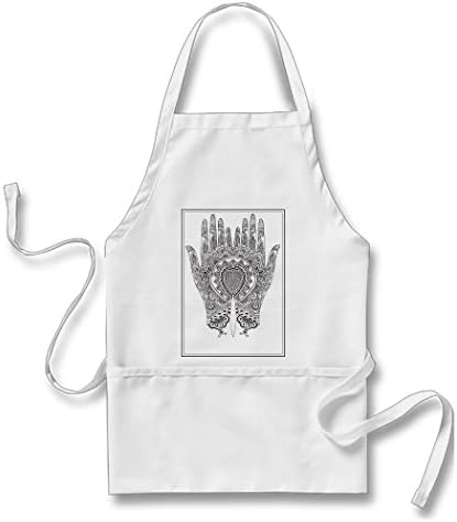 Vintage Apron Henna Hands Vintage Apron Pattern