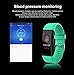 Fitness Tracker, Smart Watch, Fitness Watch,Heater Rate Monitor, Waterproof Smart Fitness Band with Step Counter, Calorie Counter, Pedometer Watch for Kids Women and Men (Green)