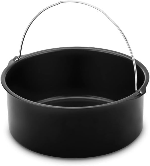Pack 4 Accesorios para Freidora de Aire sin Aceite, 3.5L o más, Molde Bizcocho, Parilla, Pinchos, Soporte para Tostadas y Papel Vegetal, Sin BPA