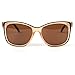 LIANSAN Polarized Women Wayfarer Sunglasses, Classic Fashion PC Frame Brown LSP6201
