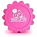 Foam Roller for Best Muscle Massage & Deep Tissue Trigger - Roll & Stretch Tool - 1 Year Warranty (Pink)