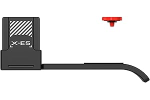 OURHZTB Metal Hot Shoe Thumb Up Grip for FUJIFILM X-E5, Aluminum Alloy Thumb Grip with Hot Shoe Cover Protector & Shutter But
