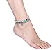 Fesciory Women Shell Pearl Starfish Beads Anklet Adjustable Beach Ankle Chain Alloy Foot Chain Bracelet Boho Jewelry Gift For Girls(Turtle)