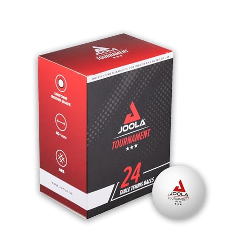 JOOLA Table Tennis/Ping Pong balls,Tournament,40+mm,24pcs,White