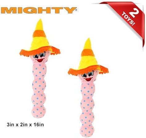 Amazon Com Mighty Tequila Worm Squeaker Multiple Layers Made Durable Strong Tough Interactive Play Tug Toss Fetch Machine Washable It Floats Pink 2 Pack Pet Supplies