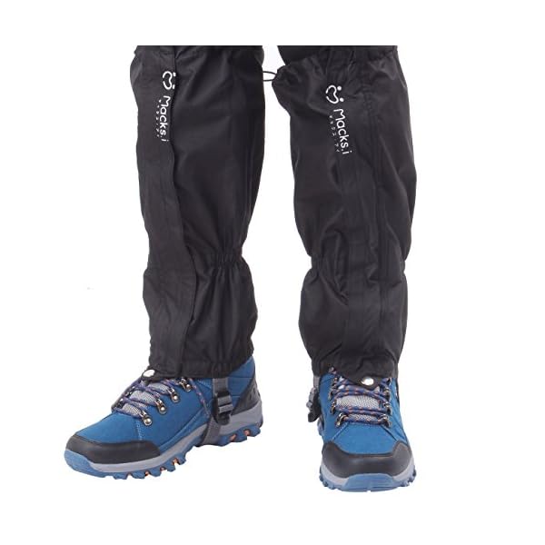 Macksi-Outdoor-Unisex-Waterproof-Camping-Hiking-Gaiters-High-Leg-Cover-1pair-with-a-Free-Shoe-Bag
