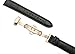 iStrap Leather Watch band -Alligator Grain Embossed Pattern Calfskin Replacement Strap-Stainless Steel Deployment Buckle with Push Buttons-Bracelet for Men Women-18mm 19mm 20mm 21mm 22mm 24mm