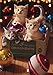 Avanti Press 702290 Avanti 10-Count Christmas Cards, Kittens in an Vintage Ornament Box