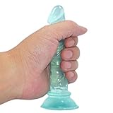 5.7 Inch Super Mini Flexible Personal Massager with Suction Cup Good Choice for Women (Green)