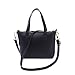 Hunputa Women Celeb Fashion Handbag Shoulder Bag Large Tote Ladies Purse (Black)
