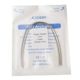 AZDENT® Dental Orthodontic Archwire Super Elastic Niti Round Wires(Pack of 10)
