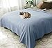 DEARTOWN 100% Waterproof Furniture Cover for Dogs and Cats,Super Soft Pet Blanket for Bed Couch Sofa (70×70 Inches, Blue)thumb 2