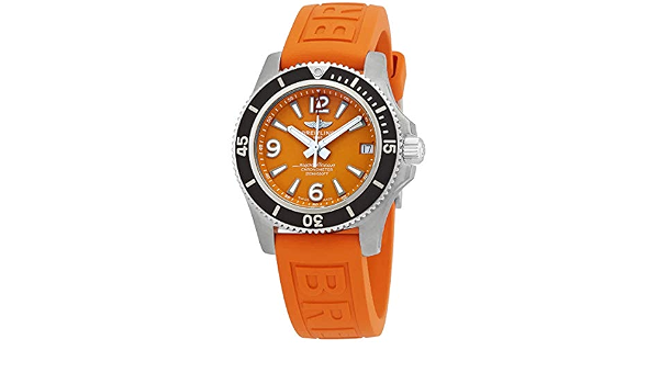 Amazon.com: Breitling Superocean 36 Automatic Orange Dial 36 mm Watch  A17316D71O1S1 : Clothing, Shoes \u0026 Jewelry