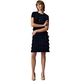 Joseph Ribkoff Tiered Ruffle Dress Style 211350