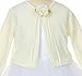 Little Girls Faux Cashmere Sweater Flower Girl Bolero Jacket Cover 2-12