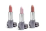 Set of 3 Long Lasting Lipsticks - Alexis Vogel Pink Purrfections Trio Kit - Different Shades of Pink Lipstick for Any Makeup Look - Moisturizing Lipstick for Comfortable Wear
