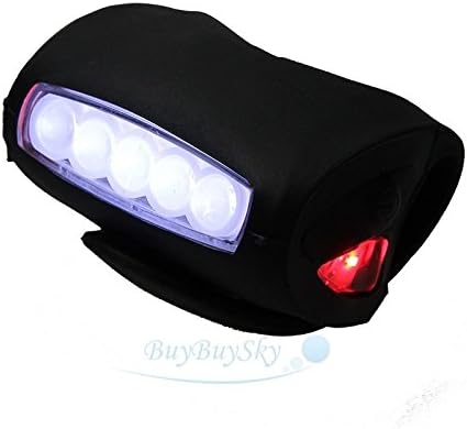 5 white led bike