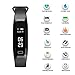 Fitness Tracker, B2Future Bluetooth 4.0 Fitness Tracker Watch, Blood Pressure Heart Rate Monitor Sleep Monitor Calorie Counter Pedometer Activity Tracker for Android and IOS Devices (Black, 0.86)