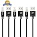 iPhone Cable,Aonsen 3Pack 10FT Charging Cord Nylon Braided - USB Lightning Cable Charger for iPhone 7,SE,5,5s,6,6s,6 Plus,iPad Air,Mini,iPod(Black)