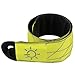 Nite Ize SlapLit LED Slap Wrap - Light-Up Slap Band for Wrists or Ankles - Wristband with LED Light for Nighttime Visibility for Running, Biking, Hiking & More - Neon Yellow with Red LED