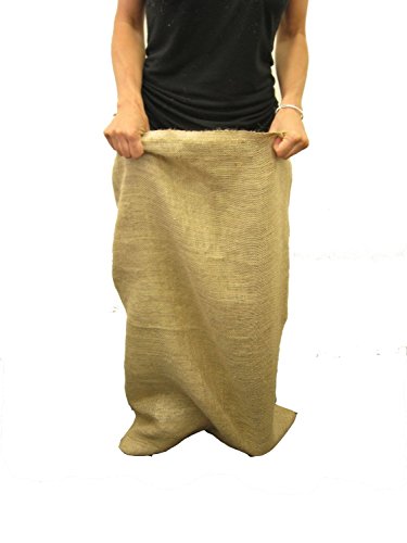 LA Linen Burlap Potato Sacks (2 Pack), 23" x 40"
