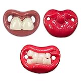 Billy Bob Baby Pacifier, 3 Pack (Bugs, Chomp & Kiss Me Pacifier)