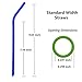 REGULAR SIZE Silicone Straws for 20 and 30 oz Yeti/Rtic Tumbler- Extra Long Flexible Curved Drinking Straws with Cleaning Brushes Bundle 6 Pack- Reduce Plastic Pollution