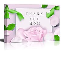Canvas Wall Art Mother's Day Theme Canvas Prints Home Artwork Decoration for Living Room Bedroom - 12x18 inches