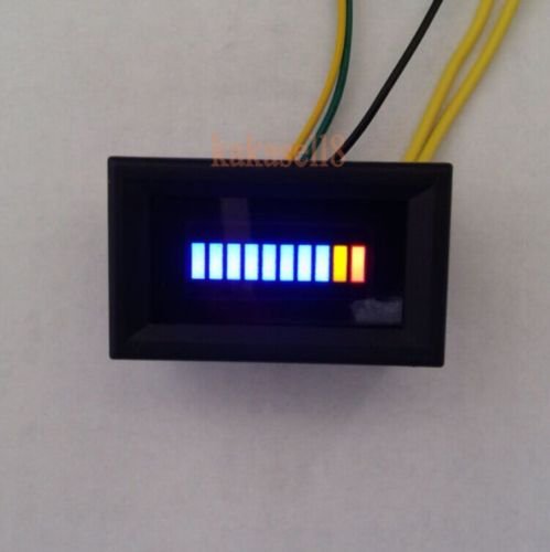 12V Unversal Motorcycle Car Oil scale meter LED Oil Fuel level Gauge Indicator - Thumbnail 3
