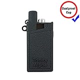 DSC-Mart Silicone Case for Smok Trinity Alpha 30W Pod System with Cap, Protective Rubber Cover Sleeve Shield Wrap (Black)