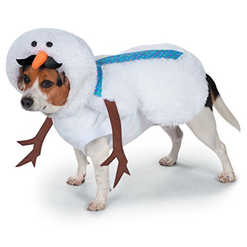 Casual Canine Mustache Snowman Costume for Dogs