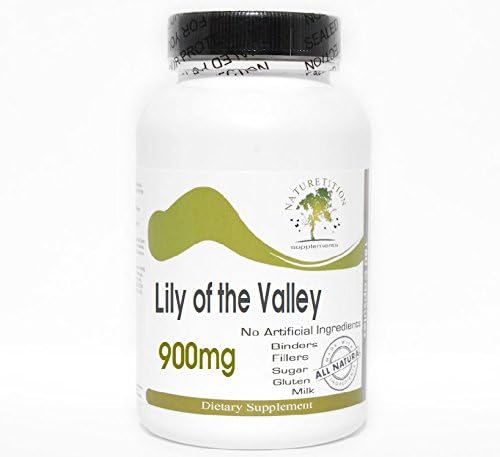 Lily of The Valley 900mg ~ 180 Capsules - No Additives ~ Naturetition Supplements
