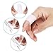 18 Pieces Gel Toe Protector 3 Different Size Gel Toe Sleeves for Cushion Corns, Blisters, Calluses, Toes and Fingers, Prevents Rubbing, Pressure (Small Size Gel Toe Tube, 18 Pieces)