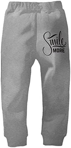 NLNLO Roman Atwood Smile More Half Youth Casual Fashion Jogger Sweatpants Ash 2 Toddler