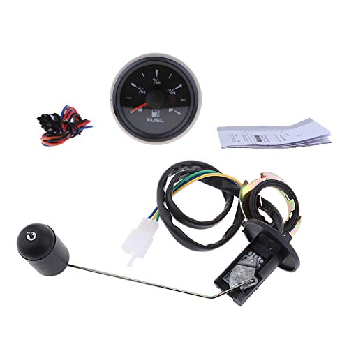 B Blesiya Adjustable Fuel Level Sender Sending Unit + 2inch Fuel Level Gauge Meter - Thumbnail 5