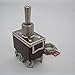 Taiss 3pcs Heavy Duty Toggle Switch DPDT ON/Off/ON 6 Terminal Metal Rocker Toggle Switch 20A 125V with 3pcs Waterproof Cover Ten-1322