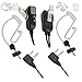 Two Way Radio Earpiece Noise Canceling Transparent Security Headphones Walkie Talkie Earphone with PTT/VOX - Pair primary