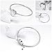 EternityMemory Merry Stainless Steel Cremation Bracelet Ashes Holder Keepsake Jewelry with Gift Box (Heart Bangle)