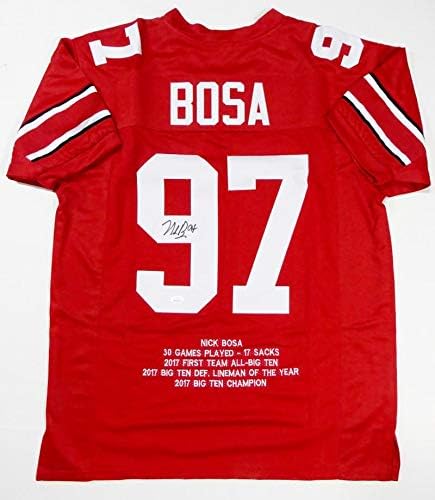 nick bosa stitched jersey